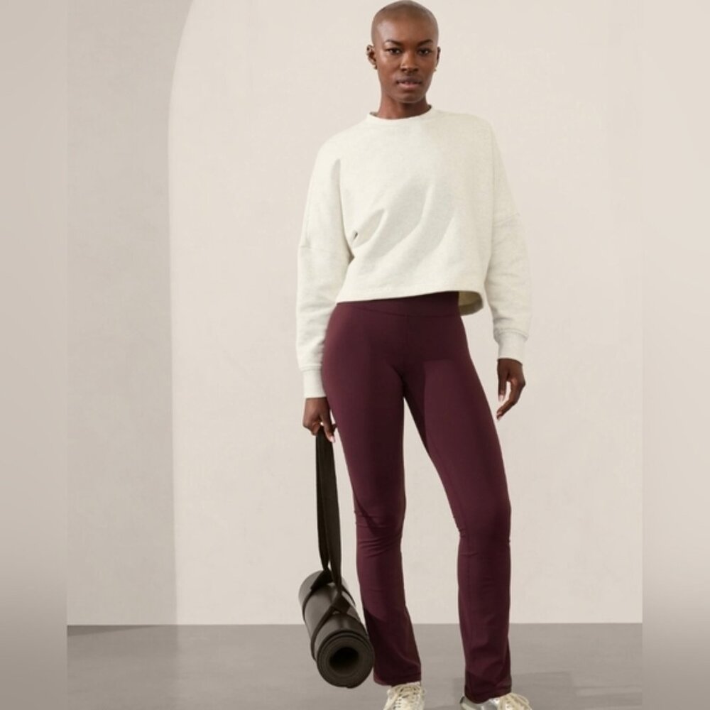 Athleta Elation Straight Leg Pant Spiced Cabernet